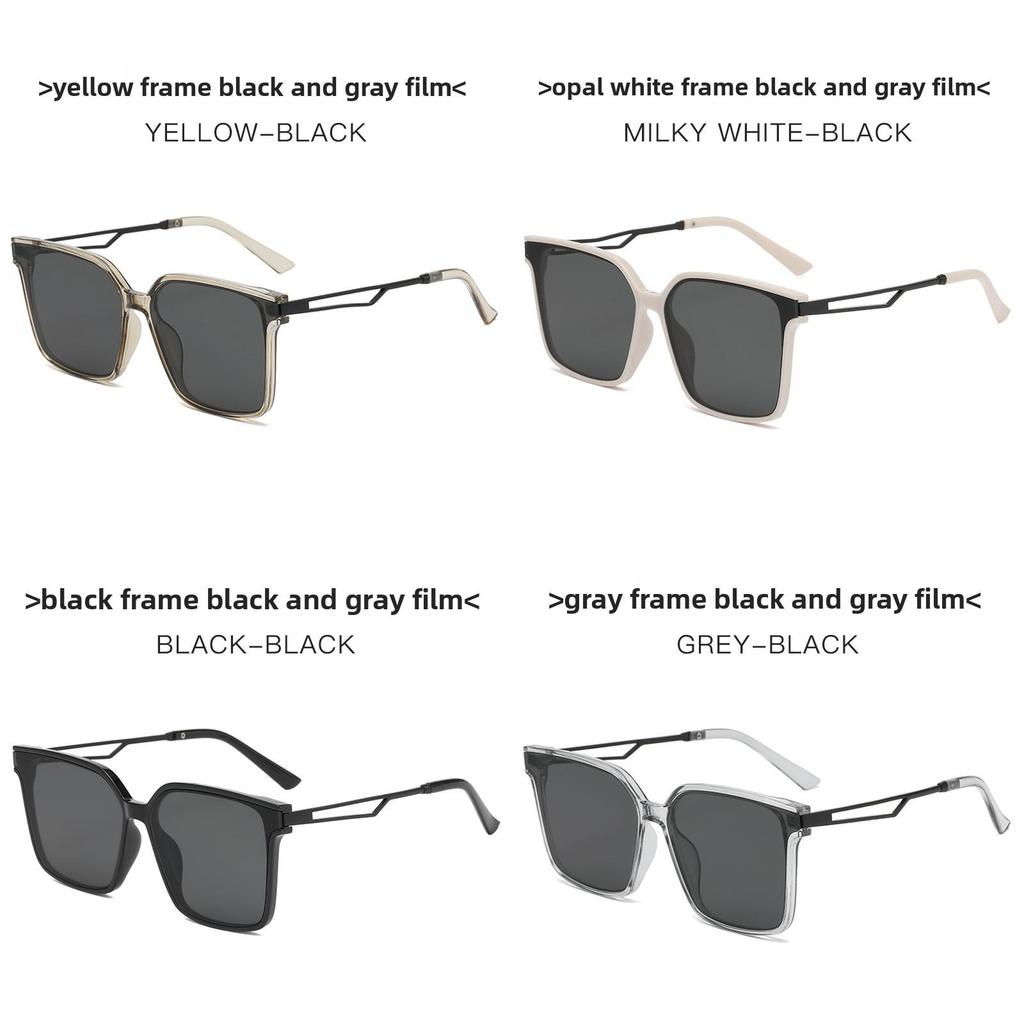 Gm Fashion Retro Square Sunglasses With Uv400 Protection For Casual Outings