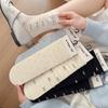 Female Spring and Summer Thin Floral Bow Lace Polka Dot Boneless Tube Pile Socks