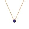304 Stainless Steel  Birthstone Necklace 18K Real Gold Plated Link Cable Chain Necklace For Women Jewelry Gift 45cm, 1 Piece