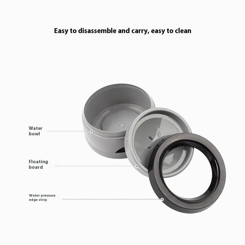 Pet Dog Bowls Floating Not Wetting Mouth Cat Bowl No Spill Drinking Water Feeder Plastic Portable Dog Bowl Support Accessories