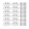 12pcs Mini Caster Wheels Self Adhesive Double Bead Labor Saving Quietly Moving 360 Degree Rotation