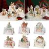 10Pcs/Pack Birthday New Year Christmas Greeting Card Xmas Decoration Greeting Envelope