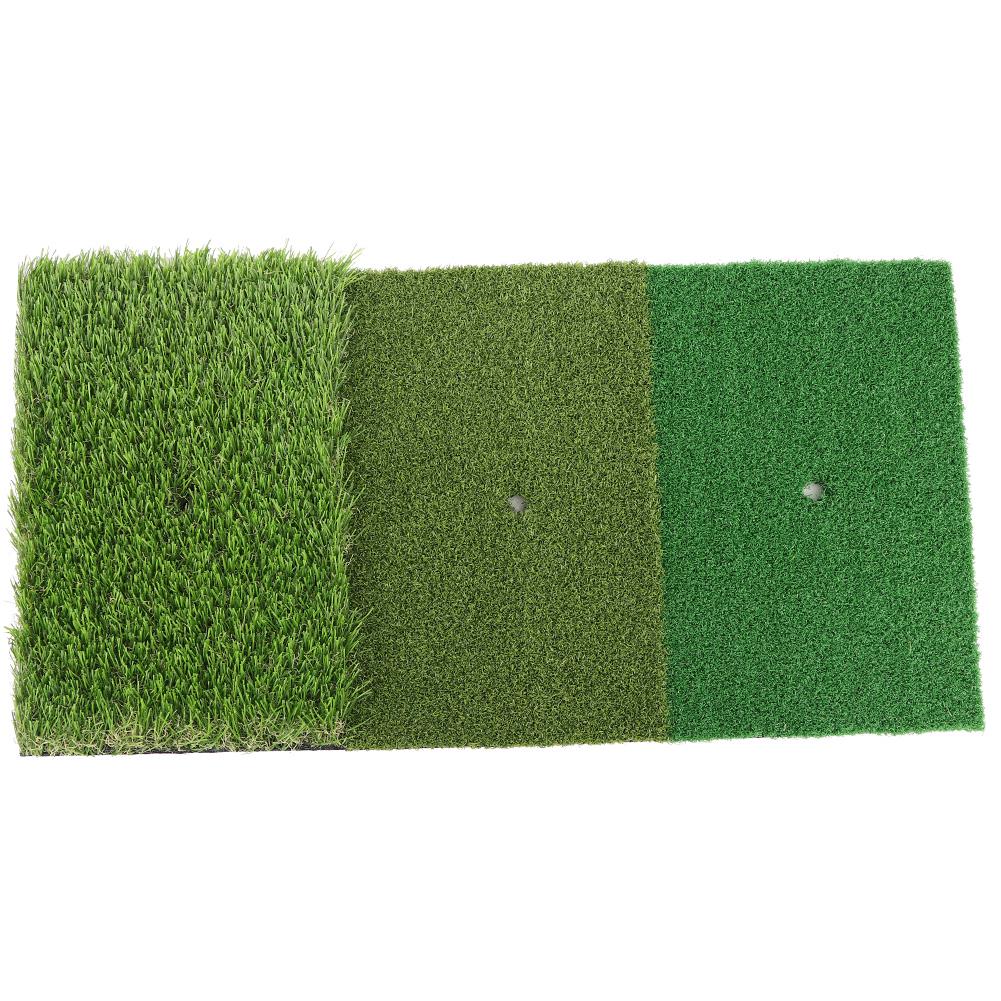 Covoraș de lovire golf 3-în-1 Covoraș de iarbă pentru practicarea swingului de golf pentru echipament de practică pentru curtea din spate interior exterior