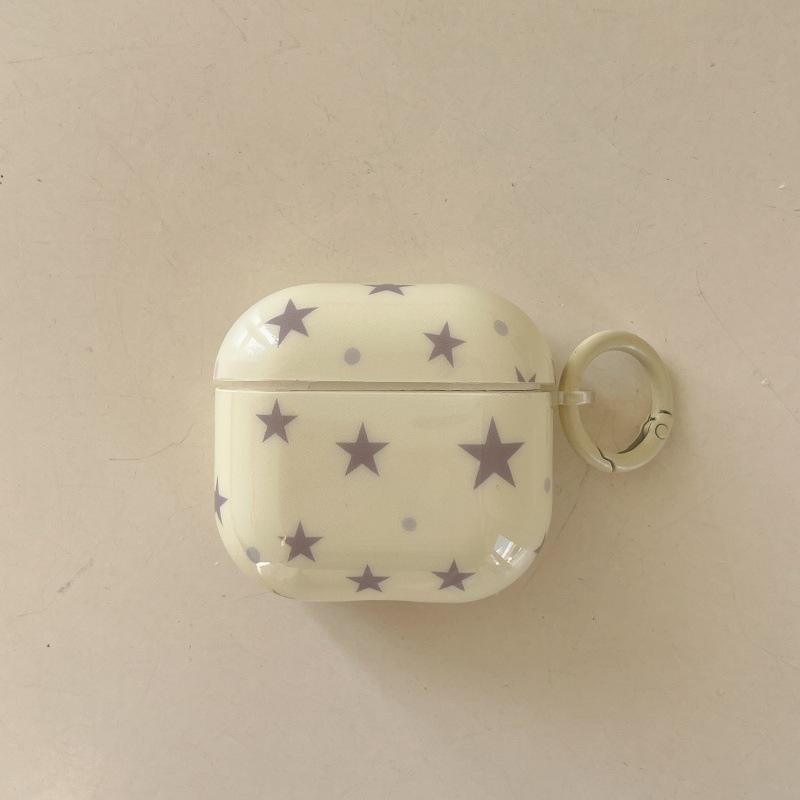 Pink Stars for Apple AirPods 1st Generation Protective Case Pro1 Earphone Case 1111 New Wireless 1 Simple
