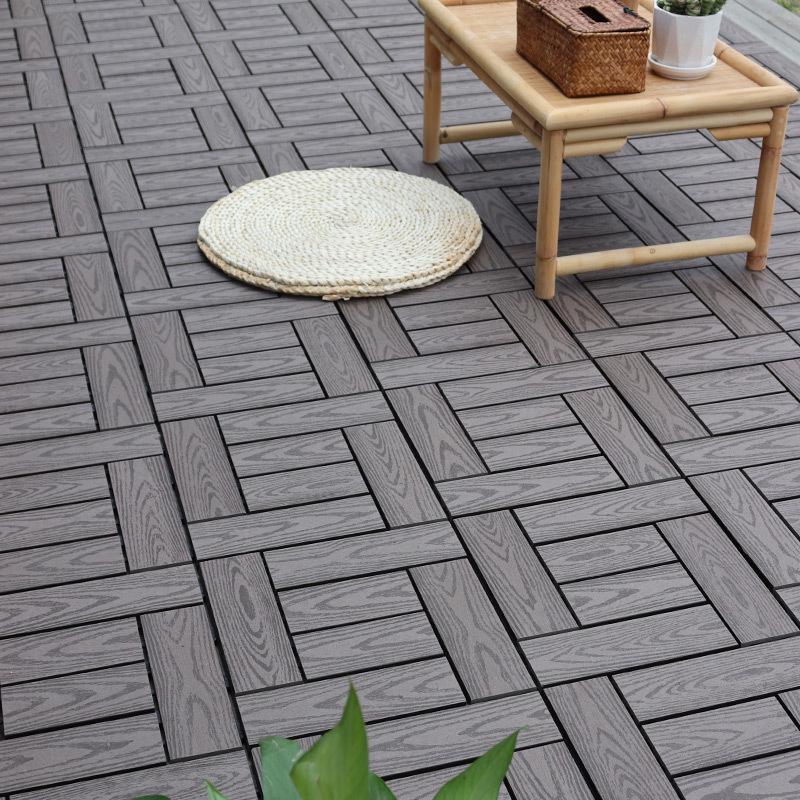 WPC Interlocking DIY Outdoor Flooring: Anti-Corrosion, Self-Laying for Balcony, Terrace, Courtyard Renovation