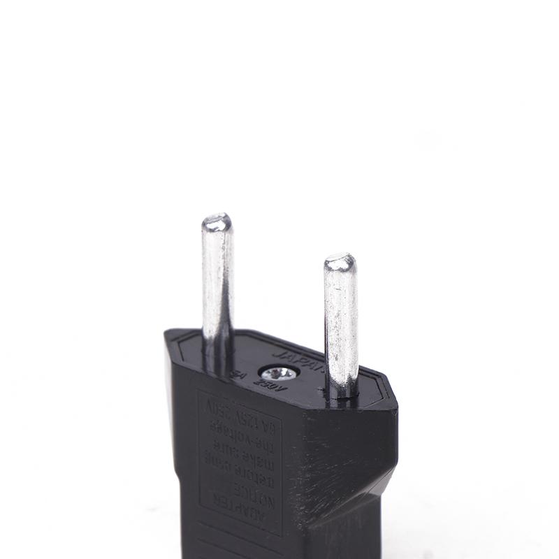 2Pcs European Us Au Eu Us To Eu/Eu To Us Plug Adapter Euro Travel Power Adapter Plug Outlet Converter Socket