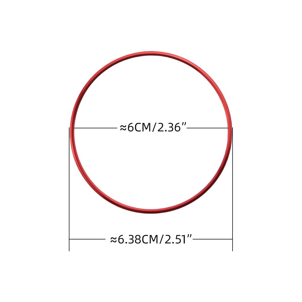 For Volkswagen VW Golf MK5 MK6 Jetta MK5 MK6 Passat B6 B7 Tiguan Caddy Touran Rabbit Headlight Switch Button Trim Sticker Ring