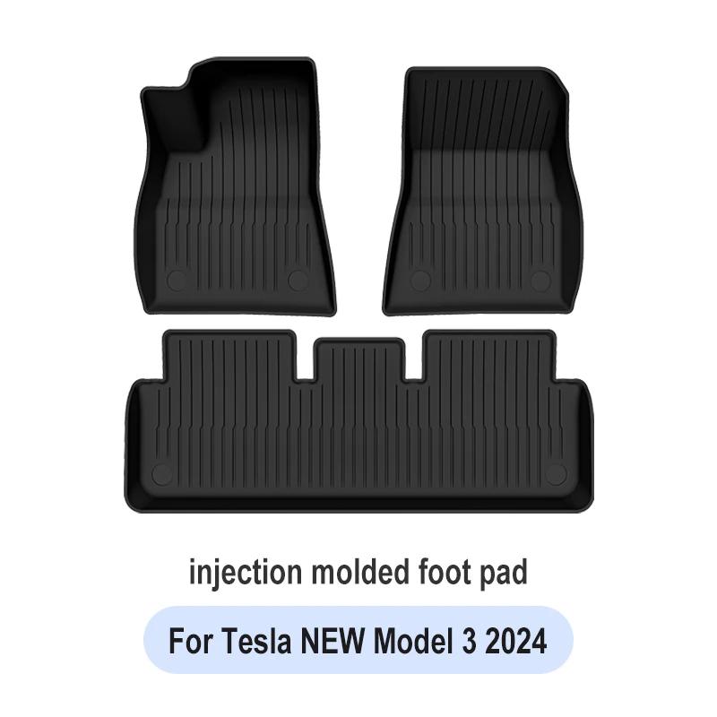 Tapis de sol de voiture TPE pour Tesla modèle 3 Highland, nouveau modèle Y 2019 – 2023, ensemble de tapis de bagage quatre saisons, imperméable