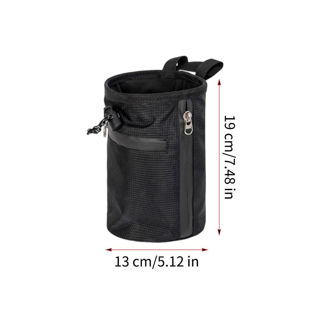 Chalk Bags Waterproof Adjustable Waist Belt Powder Pouch Rock Climbing Chalk Bag For Gymnastics Golf Gym Bowling Lifting