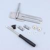 Industrial Sewing Machine Zigzag Foot Three Needle Five Thread Adjustable Edge Guide Designed for Heavy Duty Garment Production