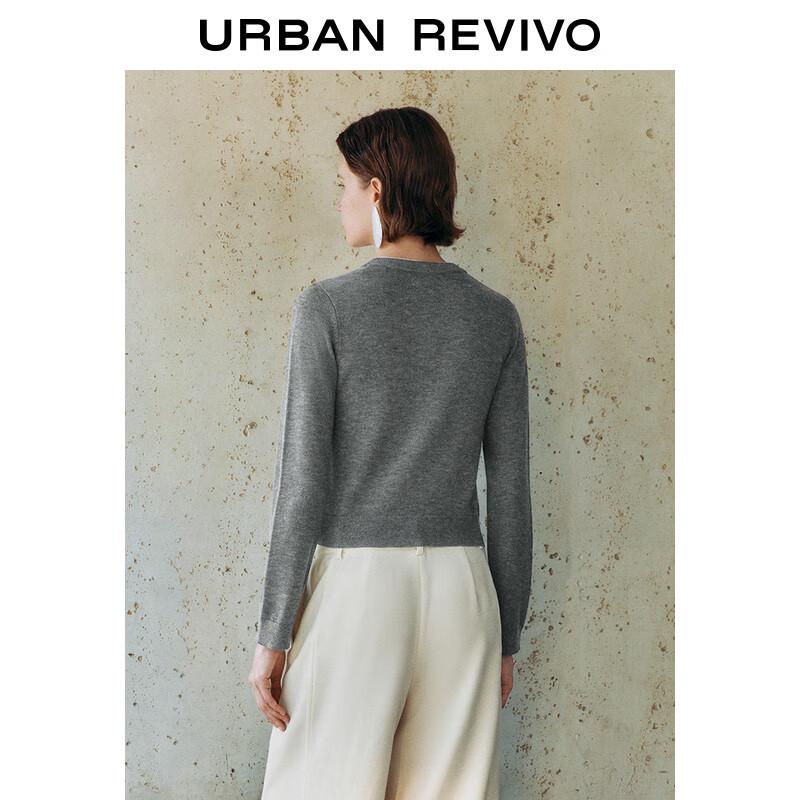 UR Women's Color-Block Faux Two-Piece Knit Cardigan