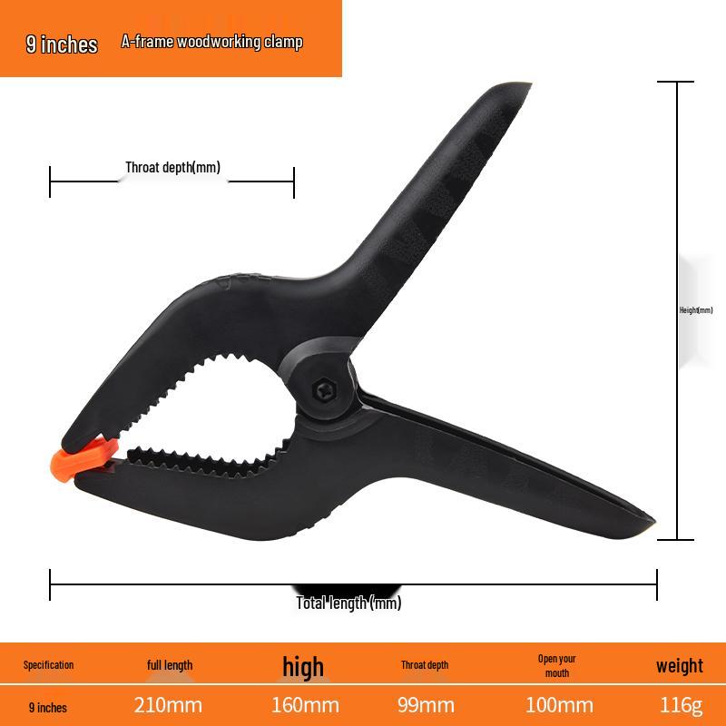 Quick Woodworking A-Clamp for Marble & Stone, Thickened Spring, 4/6/9 Inch