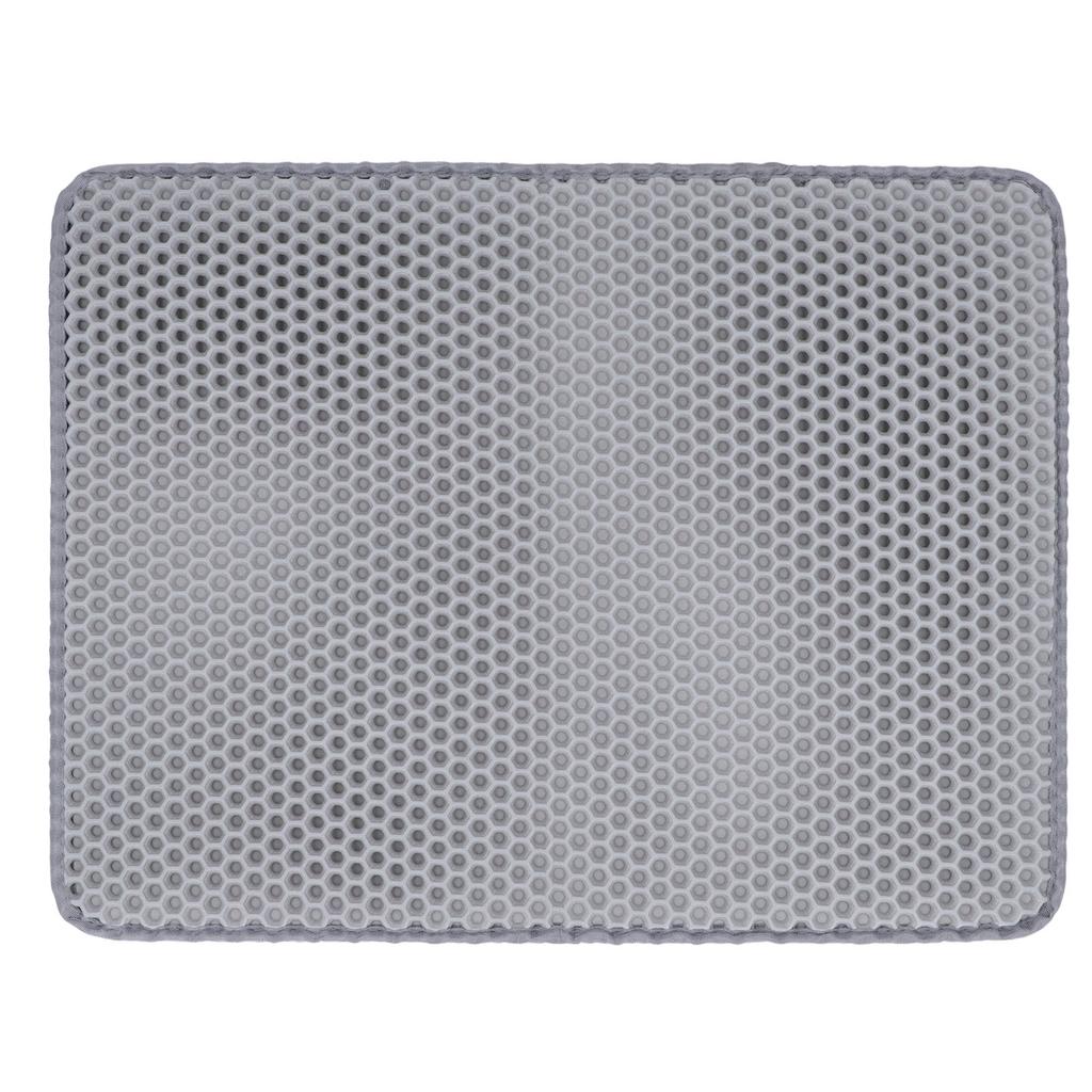 Double Layer Cat Litter Mat EVA Easy To Clean Washable Anti Slip Litter Catcher Mat for Cats Dogs