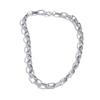 Yhpup Stainless Steel Basic Chain Statement Necklace Waterproof High Quality Polished PVD Plated Trendy Casual Fashion Jewelry