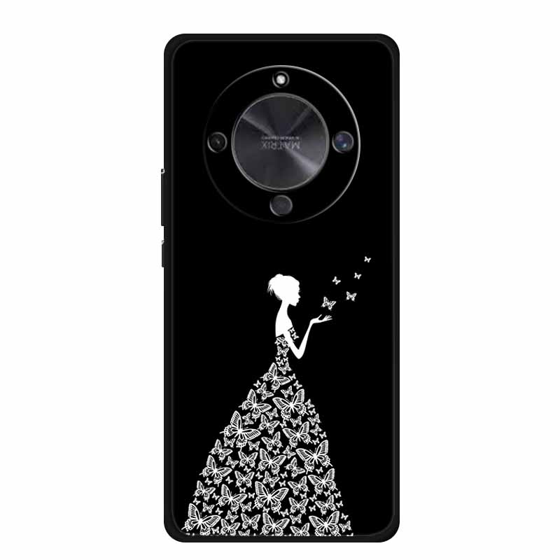 For Honor X70 5G Case X 70 Coque Black Silicone TPU Soft Back Cover Case For Honor X70 MTN-AN00 Phone Case HonorX70 6.79" Funda