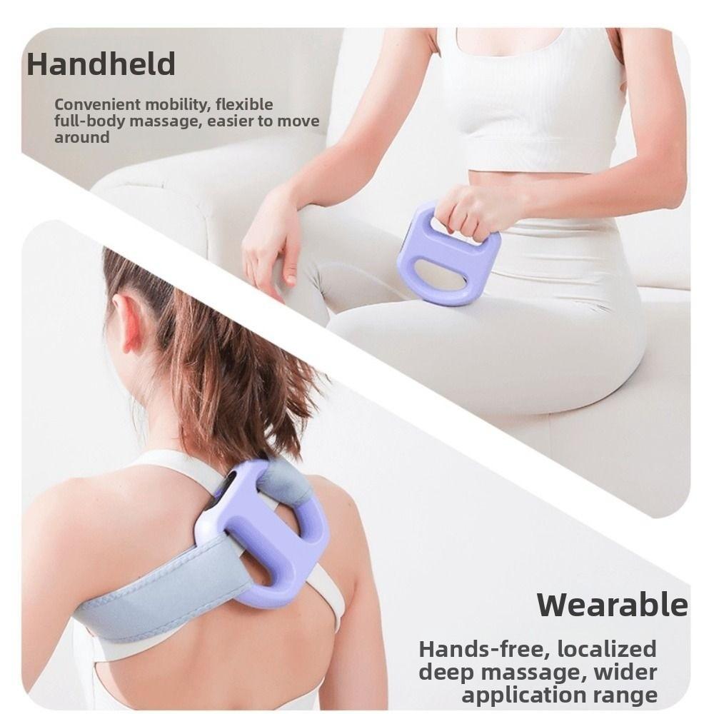 Adjustable Speed Electric Fascia Massage Ring Muscle Handheld Massager Foot Cervical Spine