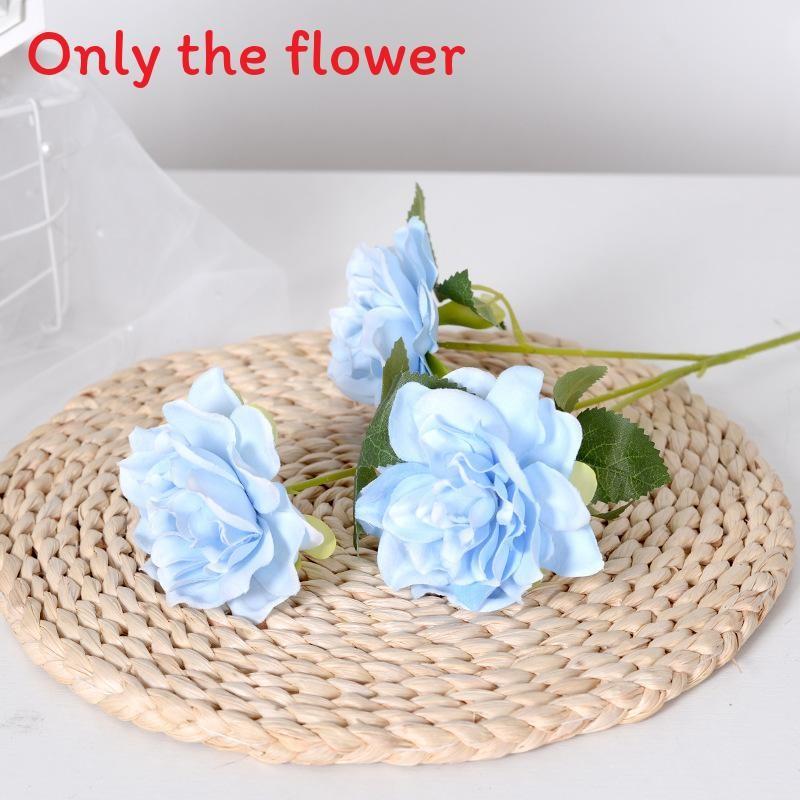 

Искусственная композиция из цветов гардении для свадебных торжеств и декора дома синий