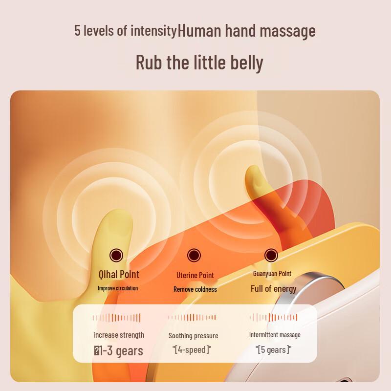 Jingdong Crafted Preserved Flower Warming Waist Massager CN plug (adapter included)