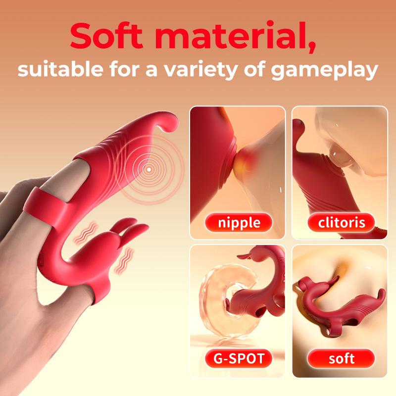 Litoral G Spot Finger Vibrator Adult Sex Toys 10 Speed Clit Nipple Massager Stimulator Female Masturbation Sex Toys for Couples