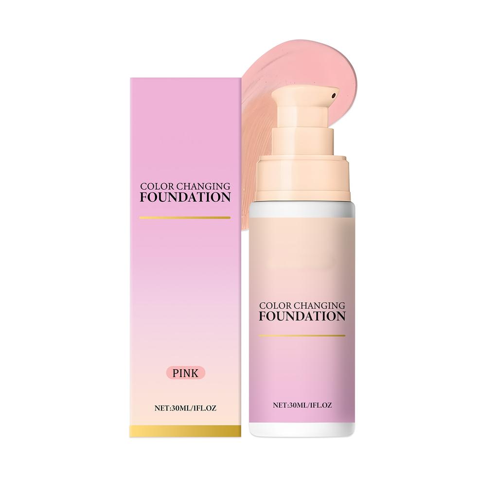 The Temperature-sensitive Concealer Foundation Cream Is Light, Moisturizing, And Clear, Suitable For Both Oily And Dry Skin,30ML
