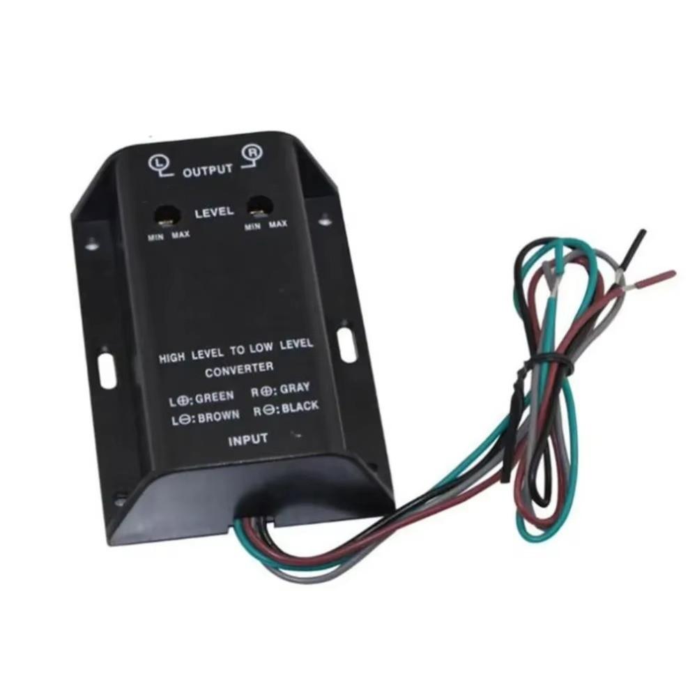 Stable Line Output Converter Universal Amplifier RCA Signal Adapter Speaker  Car Audio System