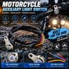 Easy Installation Push Button Switch 5 Wire Spotlight Switch ON-Off  Motorcycle Accessories