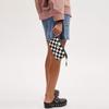 Coach Nolita 19 Checkered Print Coated Canvas And Recycled Leather Shoulder Bag Women Shoulder Bag Black CR394-SVA16