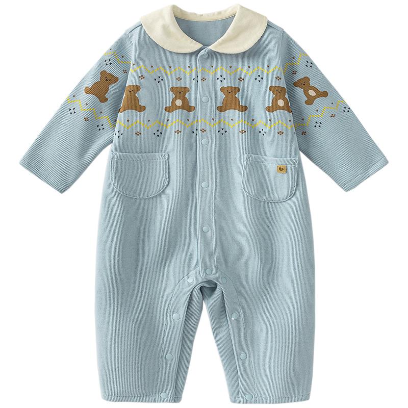 Minibala Baby Cute Lapel Romper 73