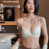 French Lace Push-Up Bra Set: Summer, Anti-Sag, Side Support for Small Bust