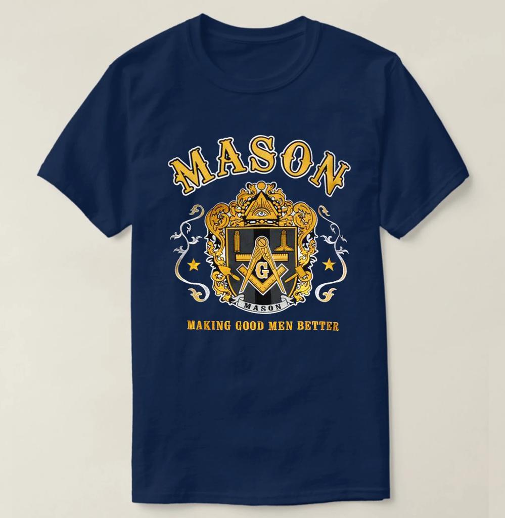 Making Good Men Better Freemason Symbol Masonic TShirt 100 Cotton ONeck Summer Short Sleeve Casual Mens Tshirt Size S3XL