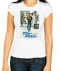 Japanes Movie Poster, Taxi Driver 3/4 Short Sleeve T Shirt Woman G595