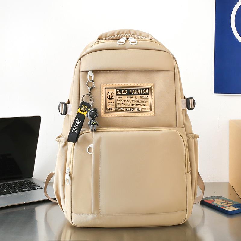 

Новый школьный рюкзак женский большой вместимости рюкзак мужской ученический рюкзак для начальной и средней школы рюкзак для студента колледжа хаки