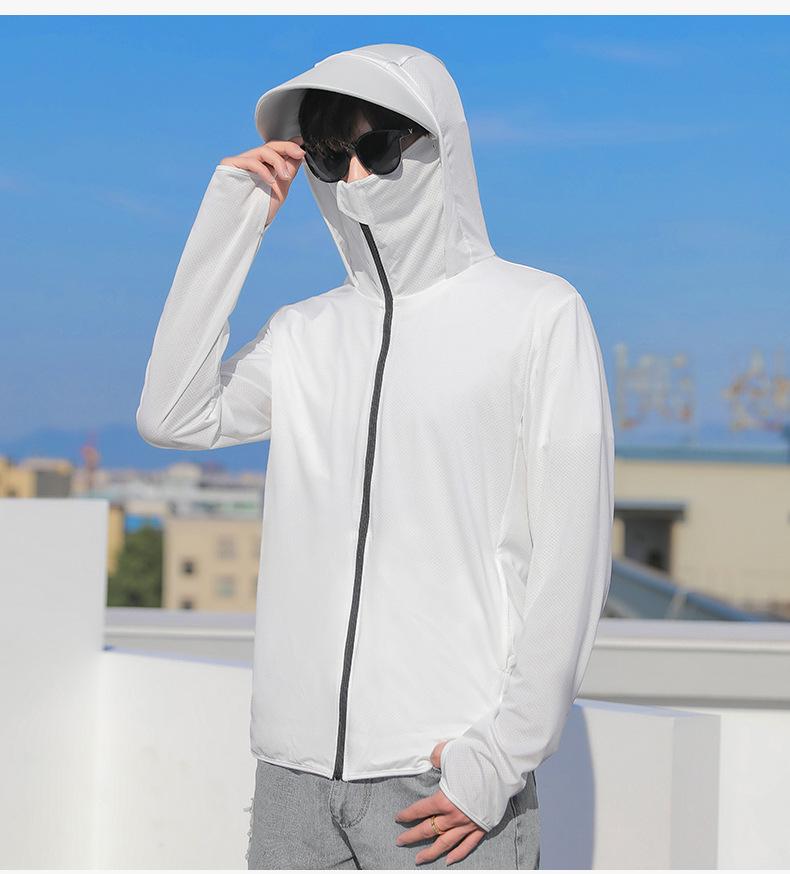 Sommer Ice Silk Atmungsaktive UV-Schutzjacke für das Angeln im Freien
