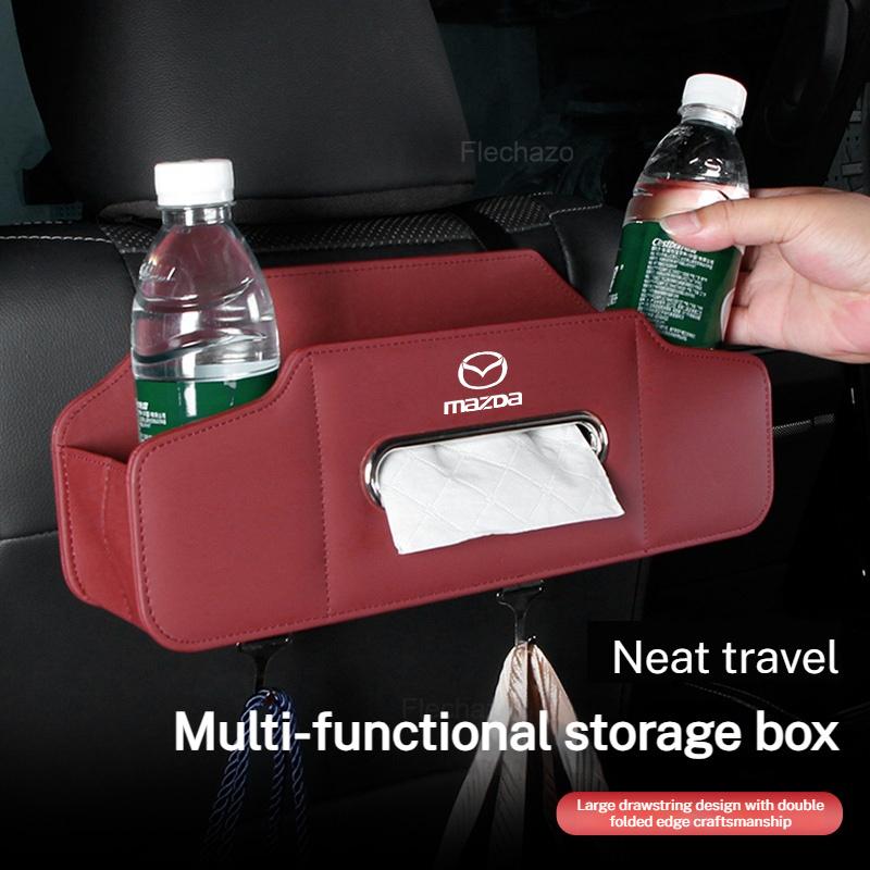 Car Seat Organizer Backseat Multifunction Folding Storage Box For Mazda 2 3 6 CX3 CX-5 CX5 CX7 CX9 MX5 Axela ATENZA Car Styling