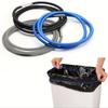 3Pcs Reusable Colorful Trash Can Bands Stretchable Elastic Rubber Bands Durable Rubber Trash Bag Holder Household