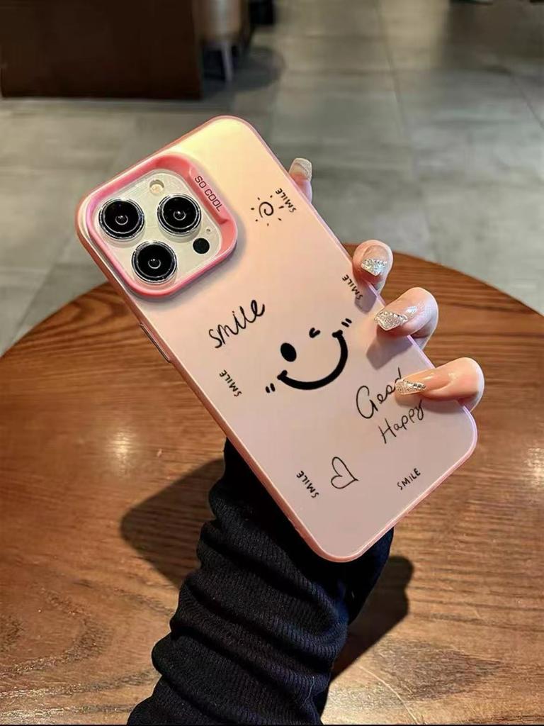 The New Fashionable Smiley Face Is Suitable for Iphone17 Mobile Phone Case Apple 15promax/14 Anti-drop 13pro16 Trend