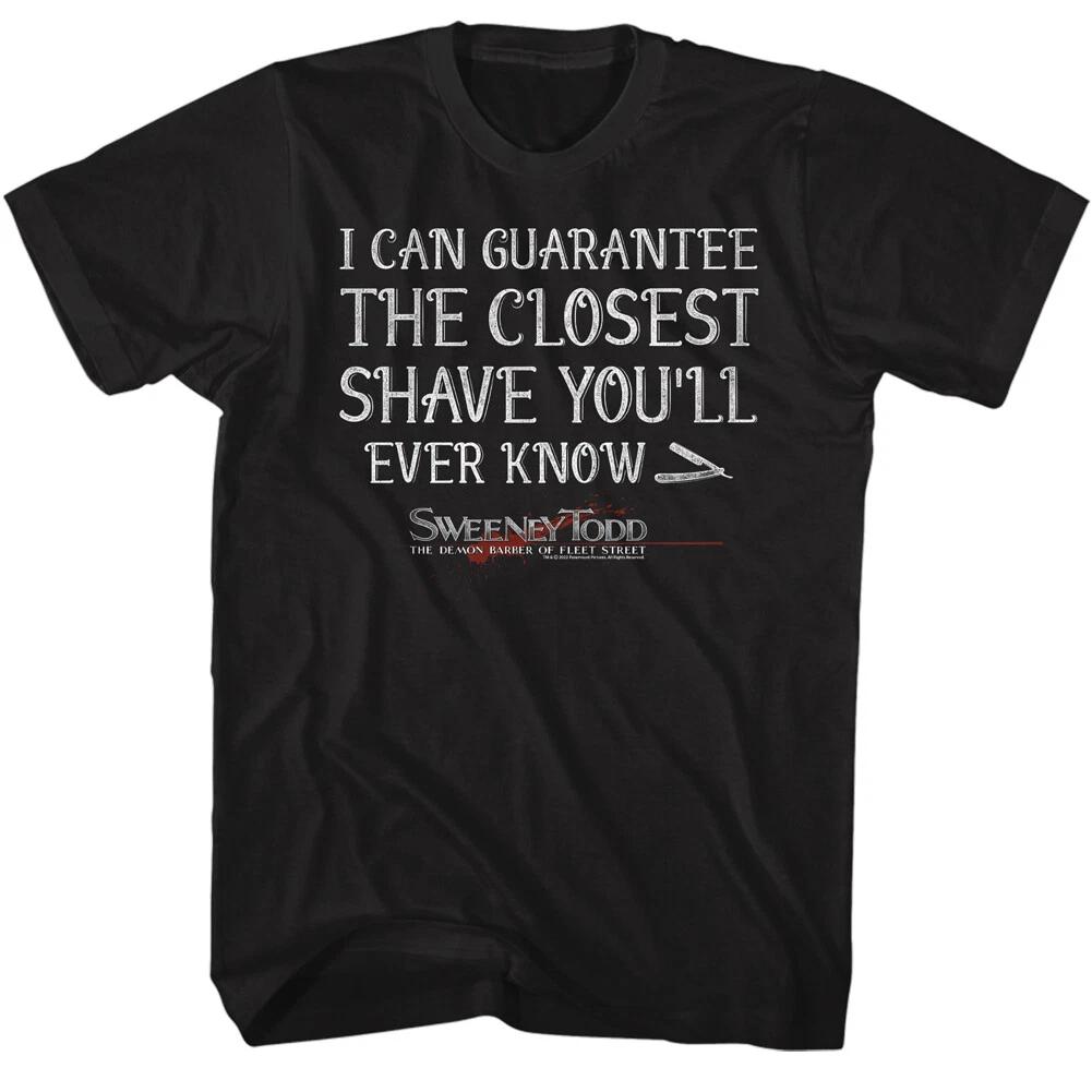 Sweeney Todd Movie Guaranteed The Closest Shave You ll Ever Know Men s T Shirt M