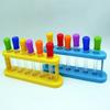 ABS Plastic Graduated Test Tubes Set Clear ABS Droppers Pipettes with Scale for Liquid Transfer School Lab Experiments