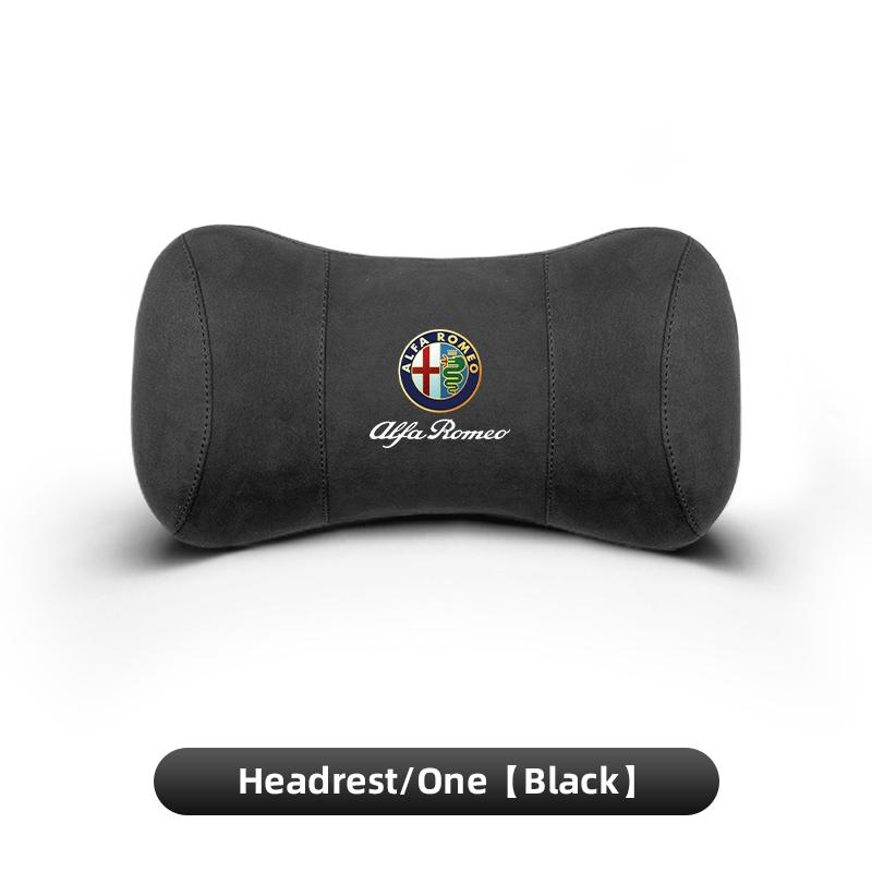 Oreiller de Protection de Cou pour Voiture Appui-tête Coton à Mémoire Support Lombaire Pour Alfa Romeo Giulietta Mito 159 Giulia Stelvio 156 147 Tonale
