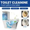 Automatic Toilet Cleaner 16pcs Effervescent Tablets Bathroom Yellow Dirt Remover