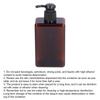 3Pcs Amber Brown Pump Bottle Leakproof Pump Head Travel Bottle Portable Lotion Container  Face Wash
