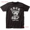 Cbgb New York City Unisexs T Shirt Rock Music Classic Punk Club Band Black Vintage Stretched Versatile Casual Soft Unisex
