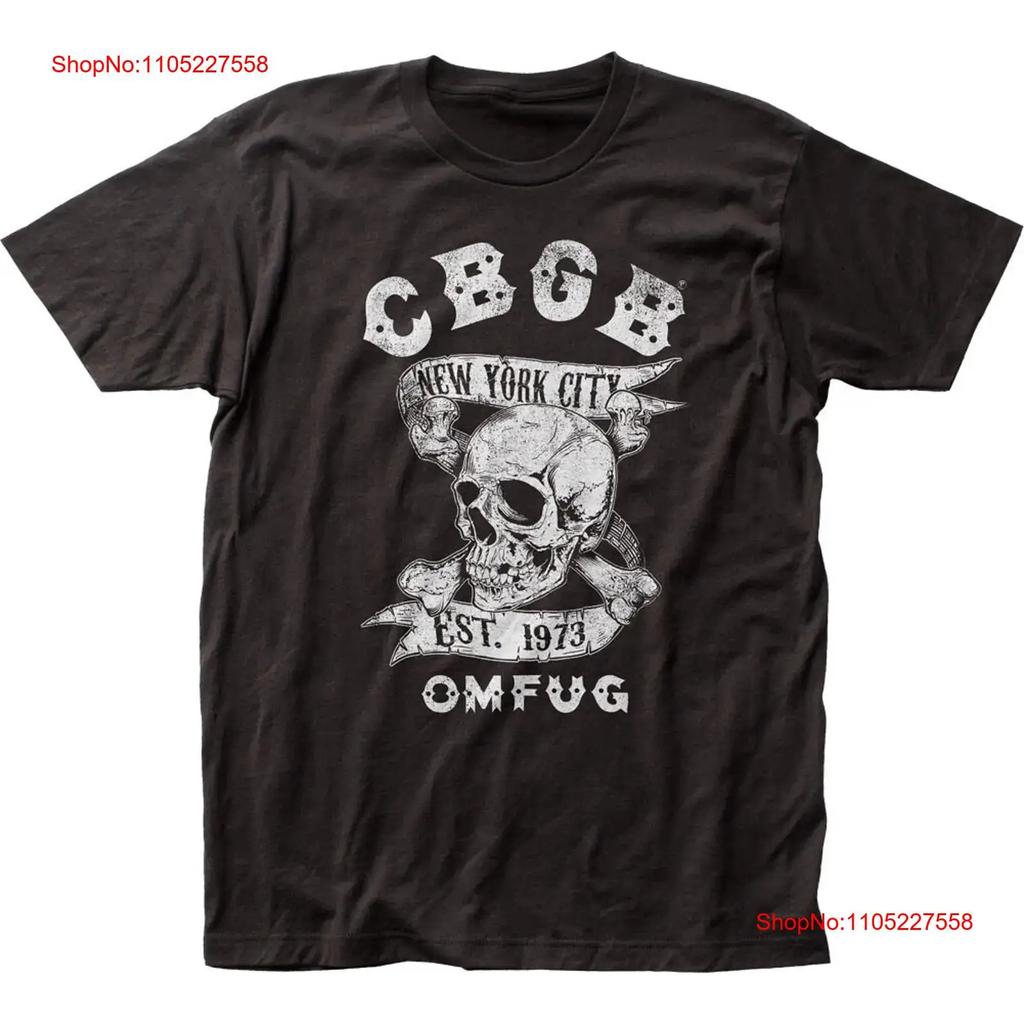 Cbgb New York City Unisexs T Shirt Rock Music Classic Punk Club Band Black Vintage Stretched Versatile Casual Soft Unisex