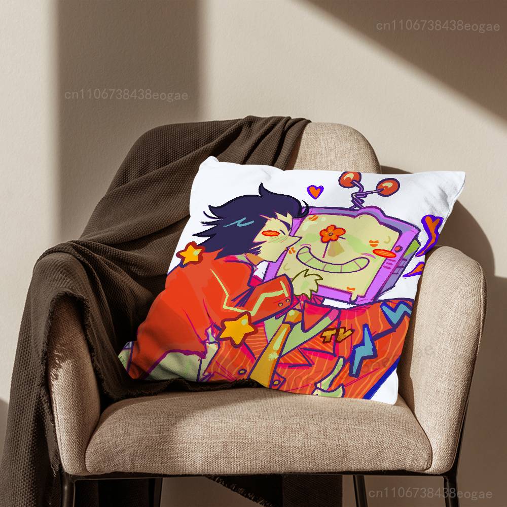 D-Deltarune Игровой Т-Тенна Наволочка Для 45*45см,55*55см,30*30см Для Домашнего Украшения Спальни И Защиты 30cmx30cm