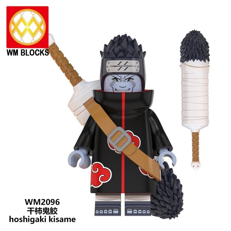 Naruto Lego Toys Minifigures Comic Building Blocks Akatsuki Sasuke Itachi Madara Obito WM6105 6106
