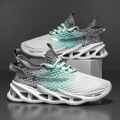 Μοντέρνα Ανδρικά Παπούτσια Παπούτσια Διχτυωτά Καλοκαιρινά Διαπνέοντα Casual Τάση Απορρόφηση Κραδασμών Διχτυωτά Παπούτσια Ανδρικά Μόδα Διάτρητα Διαπερατά Αθλητικά Παπούτσια