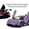1:32 BYD Yangwang U9 U8 Druckgusslegierung Modell Miniatur Spielzeugauto Tür geöffnet Geräusch Licht Rückzug Fahrzeug Sammlerstück Verzierung Geschenk