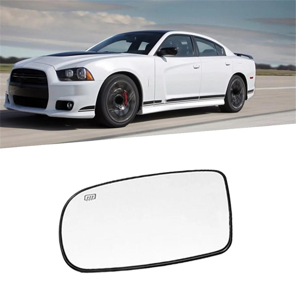 Sklo zrcátka řidiče elektrické vyhřívané pro 11-21 Dodge Charger 68101147AA