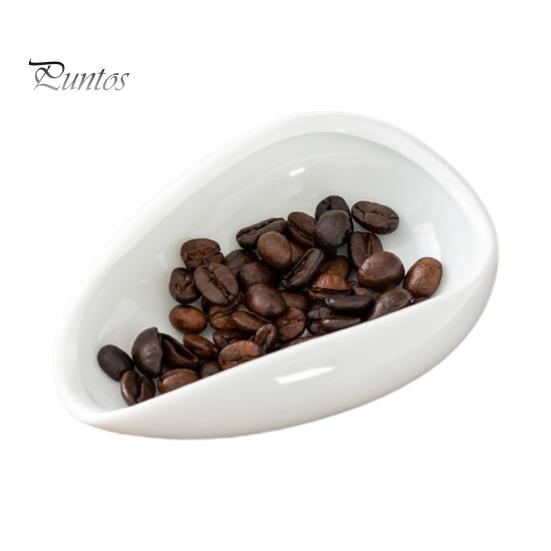 

Чашка для дозирования кофе, инструменты бариста, утварь, портативная кофейная ложка для домашнего кафе, шведского стола, отеля, офиса, керамическая чаша для взвешивания кофейных зерен белый