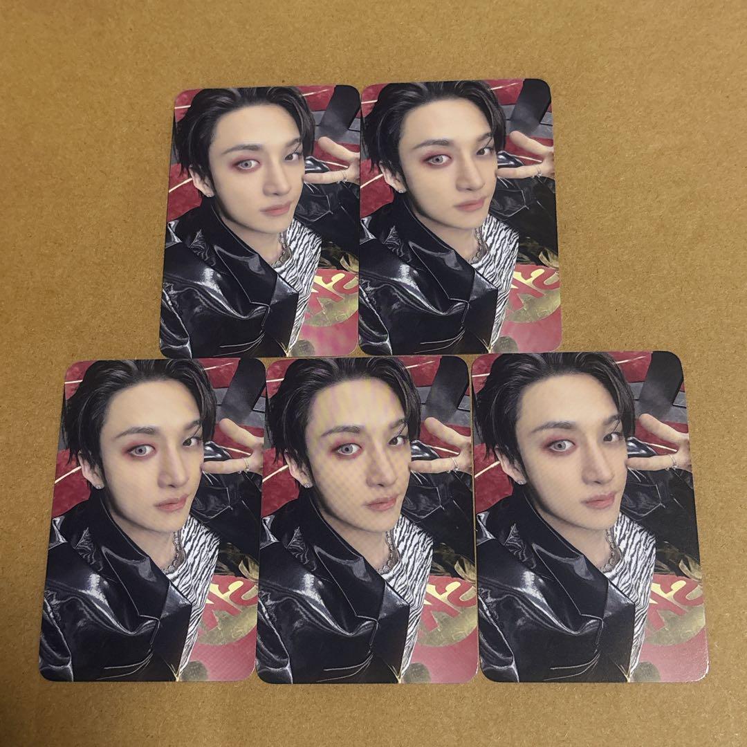

[USED] Bang Chan Lucky Drop Trading Cards 5-Piece Set 2nd Pop-Up Karma Stray Kids